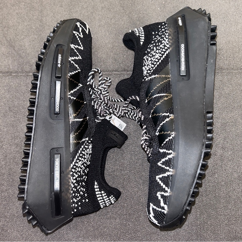 Adidas NMD_S1 x Neighborhood Knit Black White Shoes Men's Size ID4854 NEW!